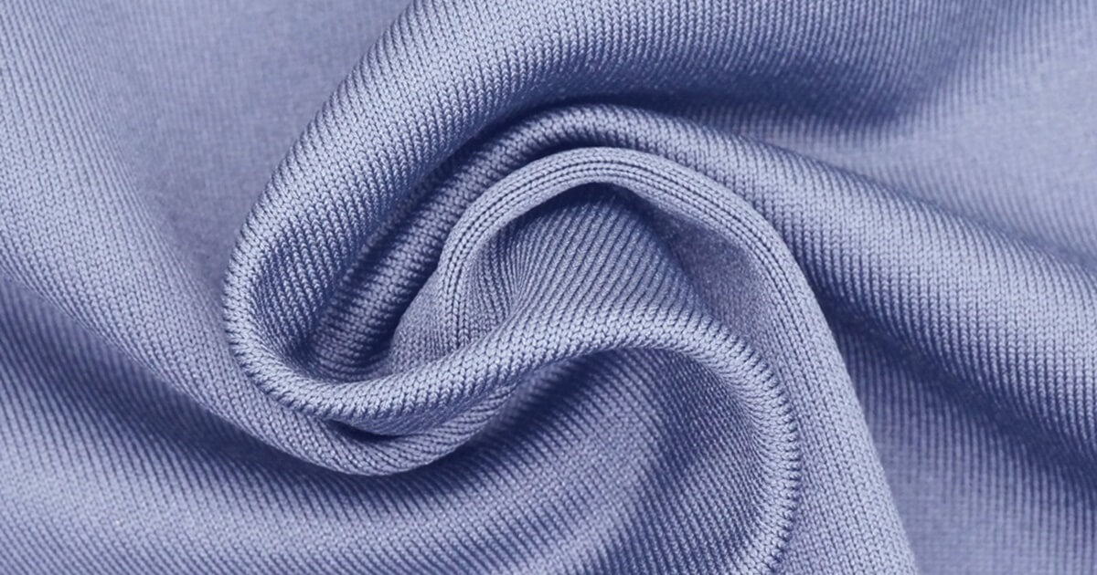 Space Dyed Fabric Polyester Spandex Single Jersey Fabric