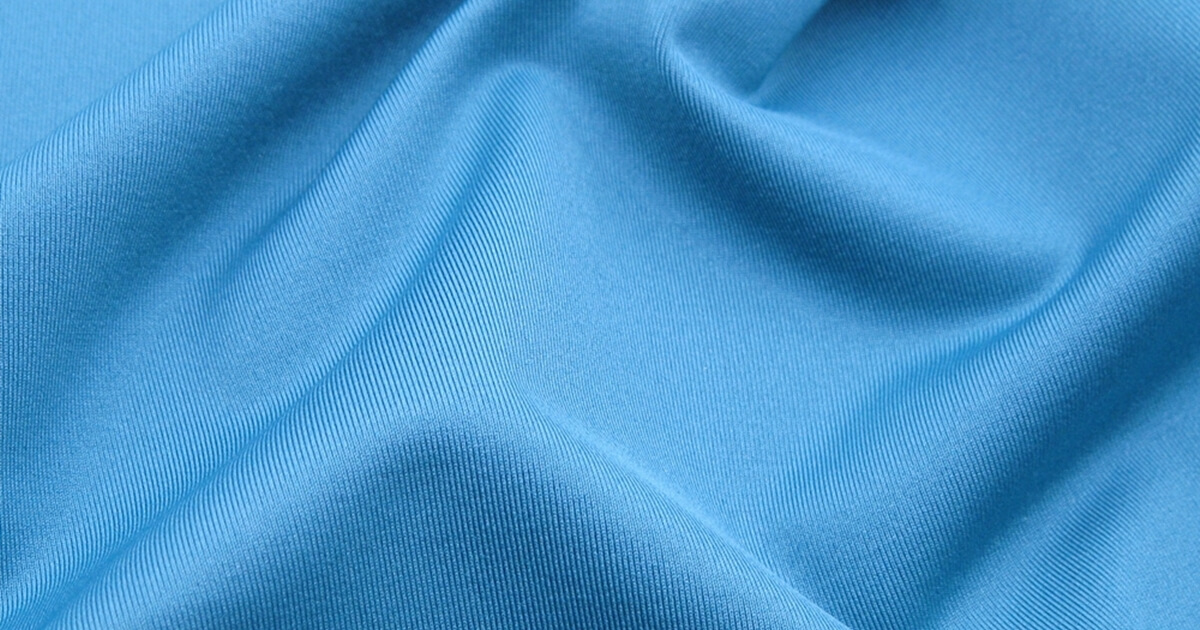 Fabric polyester elastane interlock jersey light grey light bi-elastic  fluently