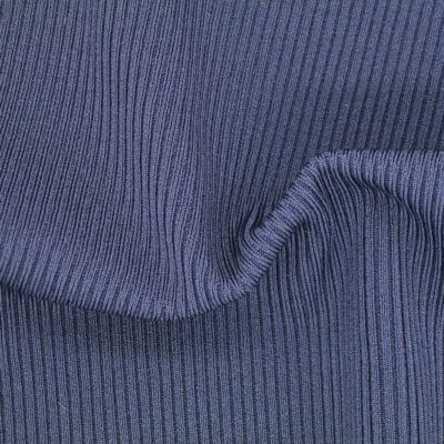 Nylon Rib Knit in Medium Grey